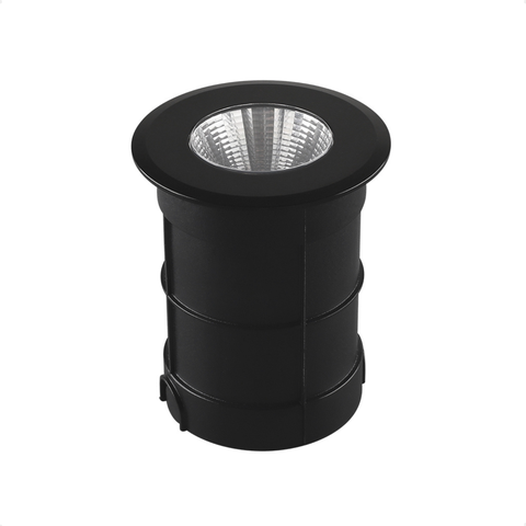 Embutido de Solo Led Taschibra Thin 6w Redondo Bivolt Preto
