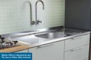 Ver imagem 5 de Gabinete de Cozinha Modulado Balcão Marquesa P/pia 1 Porta e 3 Gaveta C/ Tampo 120cm Nature/verde