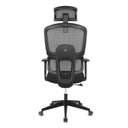 Ver imagem 4 de Cadeira Presidente Escritório Ergonômica Gogo Chair Go-251 - Preta