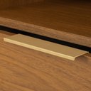Ver imagem 4 de Mesa de Cabeceira Square 1 Gaveta 1 Nicho 43 cm X 40 cm Louro Freijó