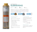 Ver imagem 3 de Motobomba Submersa 4" Claw Bronze W4sdm4/6 2m 1.0cv 220v com Control Box