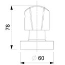 Ver imagem 2 de Acabamento de Registro Base Reforma 1/2, 3/4, 1 Thema (compatível com a Base de Registro Deca e Simi