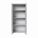 Ver imagem 4 de Armário Alto para Escritório com Portas e 4 Prateleiras 80 x 45 x 160 cm F5 Office
