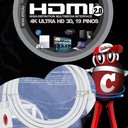 Ver imagem 4 de Cabo Hdmi 2.0 4k Ultra Hd 3d, Branco - 15 Metros