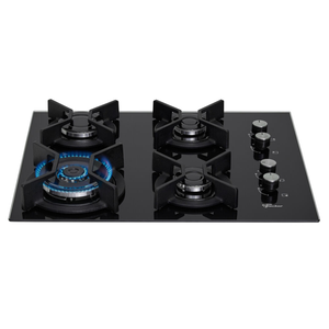 Cooktop em Vidro 4 Bocas à Gás Tripla Chama Infinity Bivolt Fischer