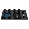 Cooktop em Vidro 4 Bocas à Gás Tripla Chama Infinity Bivolt Fischer - 1