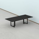 Ver imagem 1 de Mesa Reunião 260x73,5cm em MDP Bipartida Preto