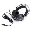 FONE HEADSET GAMER AURA AUDIO 7.1 COM VIBRAÇÃO LED RGB USB, MICROFONE FLEXÍVEL COM SOFTWARE - - 3