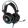 FONE HEADSET GAMER AURA AUDIO 7.1 COM VIBRAÇÃO LED RGB USB, MICROFONE FLEXÍVEL COM SOFTWARE - - 1