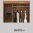 Ver mais imagens de Guarda Roupa Solteiro 3 Portas e 1 Gaveta Realeza Amêndola Touch-off White