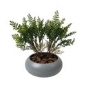 Ver imagem 6 de Mini Buquê de Samambaia Artificial 35cm Kit 2 Folhagens para Painel Verde e Decoração