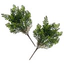 Ver imagem 1 de Mini Buquê de Samambaia Artificial 35cm Kit 2 Folhagens para Painel Verde e Decoração