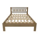 Ver imagem 3 de Cama de Casal Cabeceira Aberta Nogal /branco Tecnomobili Cm8007 Cor: Amêndoa/branco