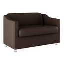 Ver imagem 1 de Sofá Namoradeira Tilla 2 Lugares Reforçada - V8 Decor Cor:marron