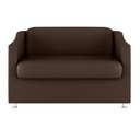 Ver imagem 5 de Sofá Namoradeira Tilla 2 Lugares Reforçada - V8 Decor Cor:marron