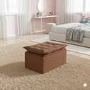 Ver imagem 2 de Puff Baú Opala Decorativo Organizador Quarto Infantil:Terracota
