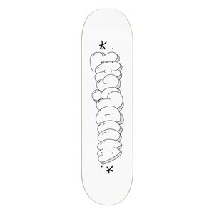 Shape Wood Light Marfim Skate Lixos Grafite