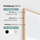 Ver imagem 5 de Kit 4 Quadros para Decoração Folhas Minimalista Sala Cozinha Natural - com Vidro