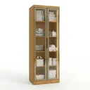 Ver imagem 2 de Guarda-Roupa Modulado Reflecta 2 Portas com LED e Prateleiras 100% MDF Cairo Marrom/Cinamomo