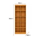 Ver imagem 4 de Guarda-Roupa Modulado Reflecta 2 Portas com LED e Prateleiras 100% MDF Cairo