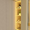 Ver imagem 7 de Guarda Roupa Modulado 07 Innova Reflecta 14 Portas Off White - Gelius