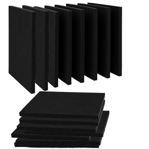 Kit 14 Forros Lã de Pet Preto 1245x622x25mm 36kg/m³