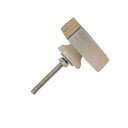 Ver imagem 2 de Puxador Acrílico Offwhite 3x3x5cm