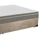 Ver imagem 5 de Cama Box Casal Suede + Colchão Sereneprime Molas Ensacadas 138x188x65 Bege