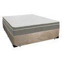 Ver imagem 4 de Cama Box Casal Suede + Colchão Sereneprime Molas Ensacadas 138x188x65 Bege