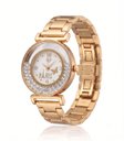 Ver imagem 1 de Relógio Feminino Luxo Paris com Strass Correa Metal + Caixa