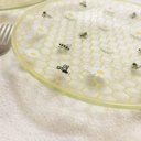 Ver imagem 4 de Kit Conjunto com 2 Pratos Sobremesa Abelhinhas 20cm