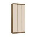 Ver imagem 1 de Guarda Roupa Modulado 3 Pt 2 Gav 101cm Veneza Luciane Móveis Avelã Pf/arenas Pf