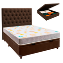 Ver imagem 1 de Kit Cama Box Bau + Cabeceira + Colchão Casal D20 - D20 - Inducol