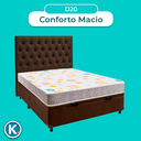 Ver imagem 4 de Kit Cama Box Bau + Cabeceira + Colchão Casal D20 - D20 - Inducol