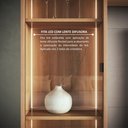 Ver imagem 5 de Estante Home para Tv 65 Polegadas 183cmx200cm com Led 3200 Cristaleira