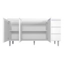 Ver imagem 3 de Balcão Multiuso Andreia 150 Branco