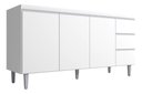 Ver imagem 1 de Balcão Multiuso Andreia 150 Branco