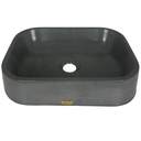 Ver imagem 4 de Cuba Cinza de Apoio Banheiro Lavabo Pia Sobrepor Retangular 37x28