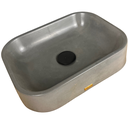 Ver imagem 6 de Cuba Cinza de Apoio Banheiro Lavabo Pia Sobrepor Retangular 37x28