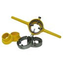 Ver imagem 1 de Jogo de Tarraxas para Rosca Externa em Tubos de PVC 1/2 3/4 e 1 Polegada Kit com 6 Peças Cossinetes 