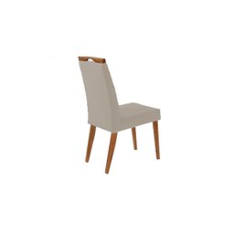 Mesa de jantar + 4 cadeiras Itália Tampo Redondo 120cm cinza - 3