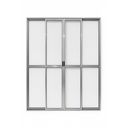 Ver imagem 3 de Porta Sacada 4 Folhas Aluminio Branco C/ Trinco 2.10x1.80