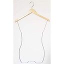 Ver imagem 1 de Kit Cabide Silhueta Quad Aramado Crom 5 Unids