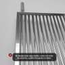 Grelha Uruguaia Inox Parrilla Churrasco 35x50 - 4