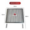 Grelha Uruguaia Inox Parrilla Churrasco 35x50 - 2