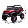 Quadriciclo Eletrico Utv Mercedes Unimog 24v Vermelho - Importway - 2