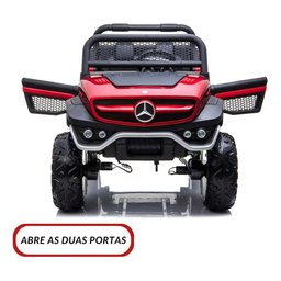 Quadriciclo Eletrico Utv Mercedes Unimog 24v Vermelho - Importway - 4
