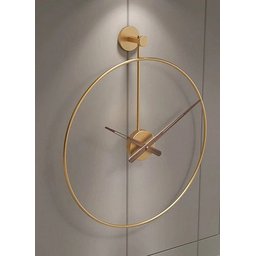 Relógio De Parede 3d Dourado Metal Design Europeu 60cm - 6