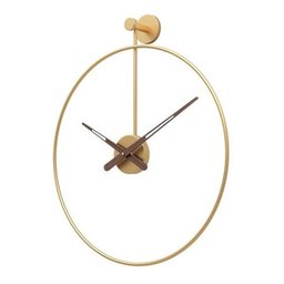 Relógio De Parede 3d Dourado Metal Design Europeu 60cm - 2