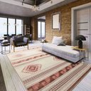 Ver imagem 4 de Tapete Funcional Asteca Taupe Sala / Quarto - 100 X 150 Cm - Moderno J. Serrano